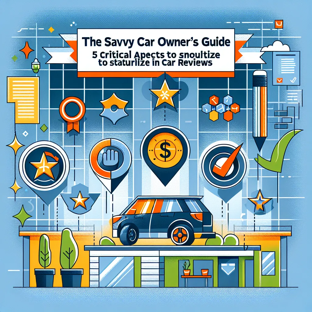 The Savvy Car Owner's Guide: 5 Critical Aspects to Scrutinize in Car Reviews