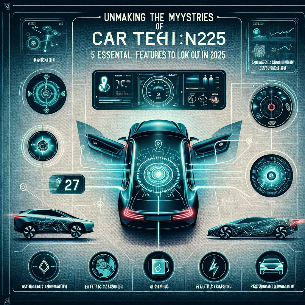 Unmasking the Mysteries of Car Tech: 5 Essential Features to Look Out for in 2025