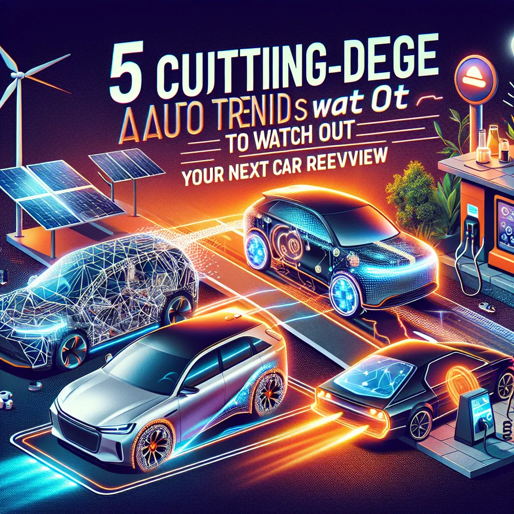 5 Cutting-Edge Auto Trends to Watch Out For in Your Next Car Review