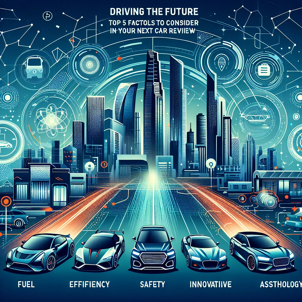 Driving the Future: Top 5 Factors to Consider in Your Next Car Review