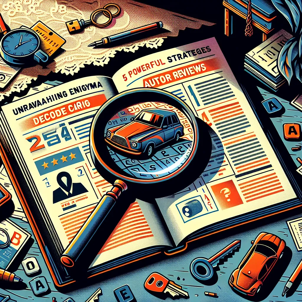 Unraveling the Auto Enigma: Five Powerful Strategies for Decoding Car Reviews