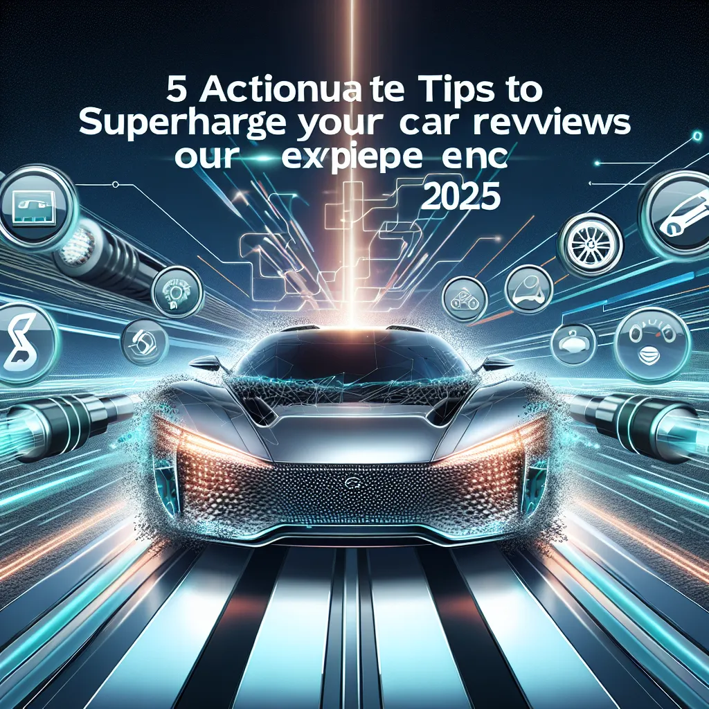 5 Actionable Tips to Supercharge Your Car Review Experience in 2025