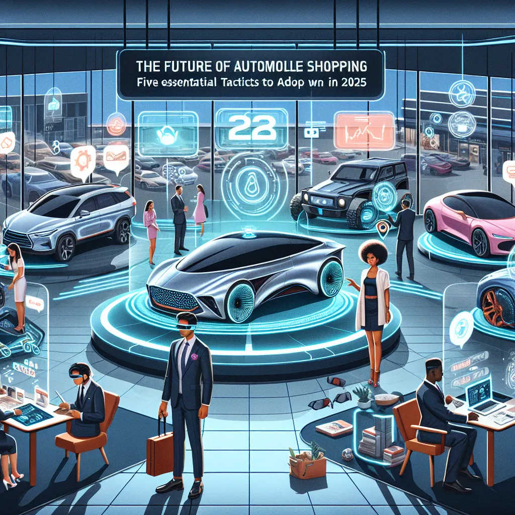 The Future of Automotive Shopping: Five Essential Tactics to Adopt in 2025