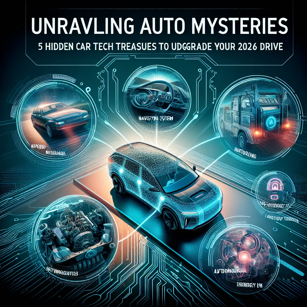 Unraveling Auto Mysteries: 5 Hidden Car Tech Treasures to Upgrade Your 2026 Drive