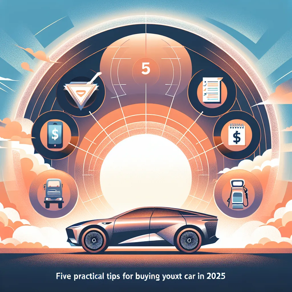 Five Practical Tips for Buying Your Next Car in 2025