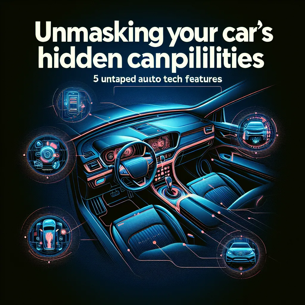 Unmasking Your Car's Hidden Capabilities: 5 Untapped Auto Tech Features