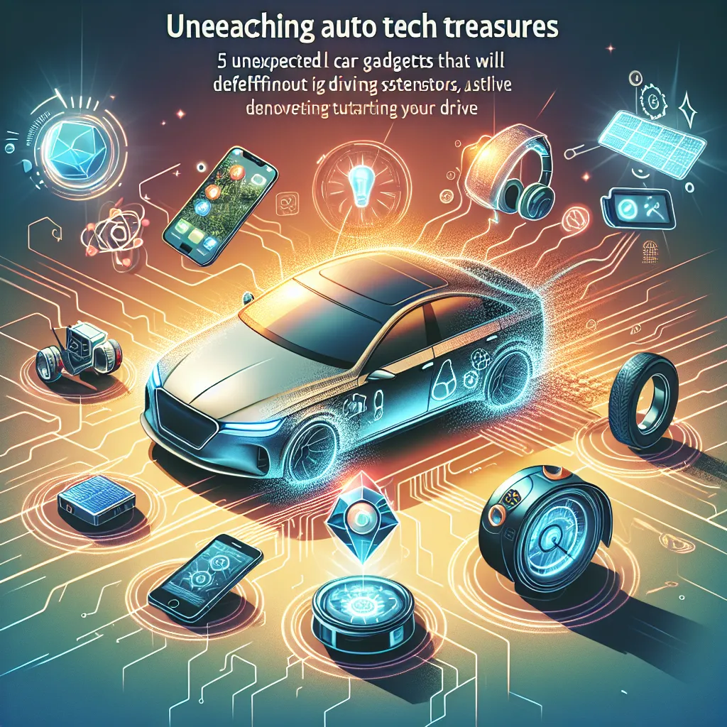Unearthing Auto Tech Treasures: 5 Unexpected Car Gadgets That Will Redefine Your Drive