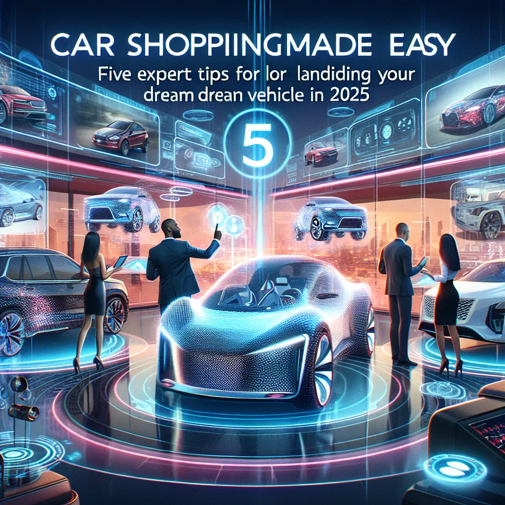 Car Shopping Made Easy: Five Expert Tips for Landing Your Dream Vehicle in 2025