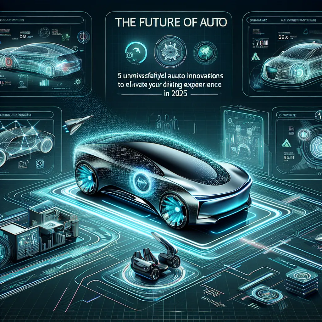 The Future of Auto: 5 Unmissable Auto Innovations to Elevate Your Driving Experience in 2025