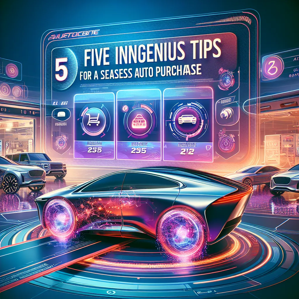 Kickstart Your Auto Adventure: Five Ingenious Tips for a Seamless Car Purchase in 2025