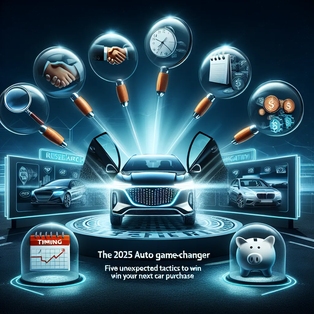 The 2025 Auto Game-Changer: Five Unexpected Tactics to Win Your Next Car Purchase