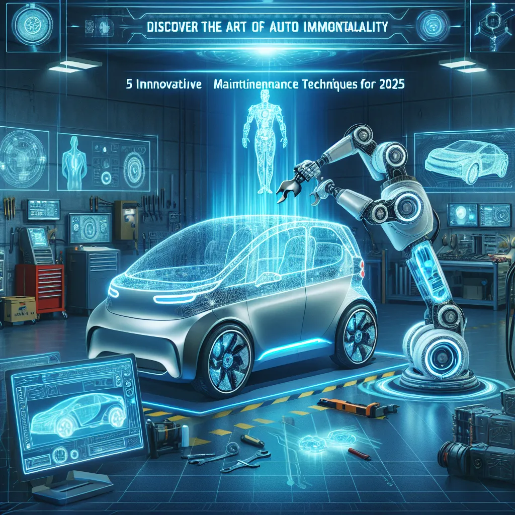 Discover the Art of Auto Immortality: 5 Innovative Maintenance Techniques for 2025