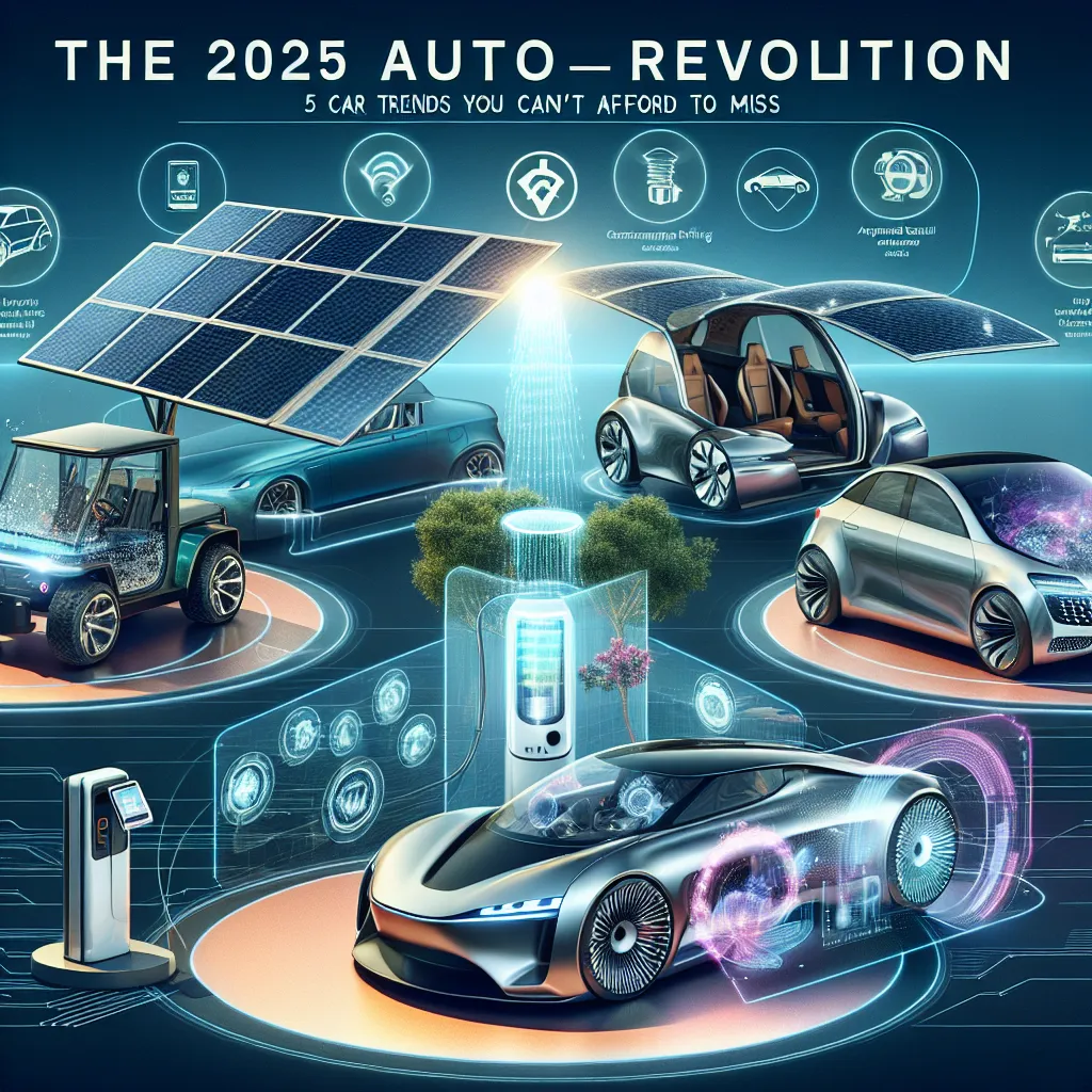The 2025 Auto Revolution: Five Car Trends You Can't Afford to Miss