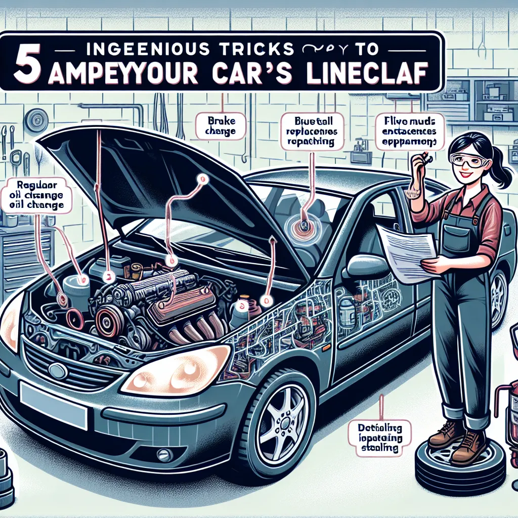 5 Ingenious Tricks to Amplify Your Car's Lifespan