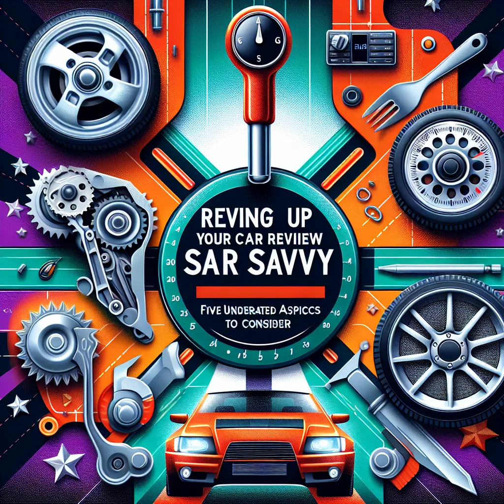 Revving Up Your Car Review Savvy: Five Underrated Aspects to Consider