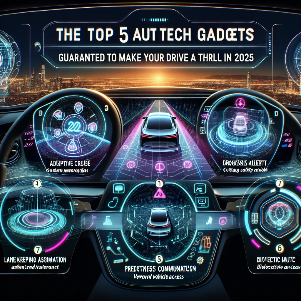 The Top 5 Auto Tech Gadgets Guaranteed to Make Your Drive a Thrill in 2025