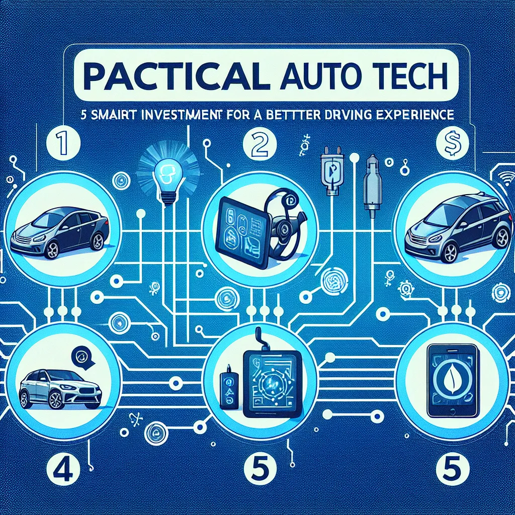 Practical Auto Tech: 5 Smart Investments for a Better Driving Experience