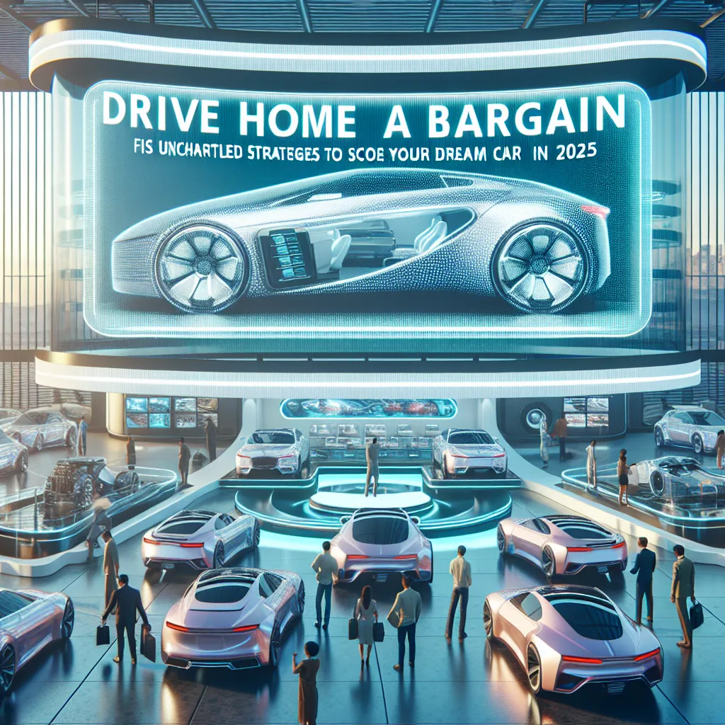 Drive Home a Bargain: Five Uncharted Strategies to Score Your Dream Car in 2025