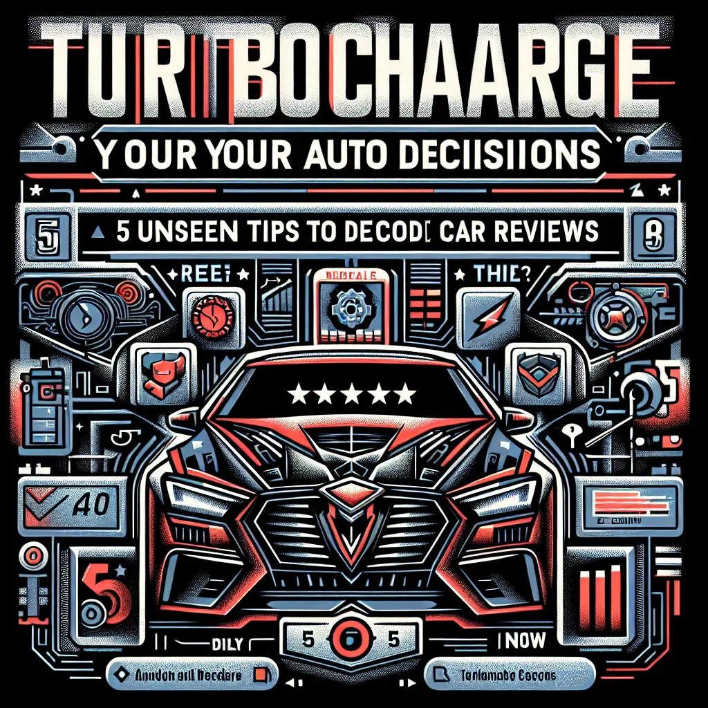 Turbocharge Your Auto Decisions: 5 Unseen Tips to Decode Car Reviews