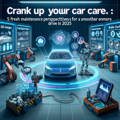Crank Up Your Car Care: 5 Fresh Maintenance Perspectives for a Smoother Drive in 2025