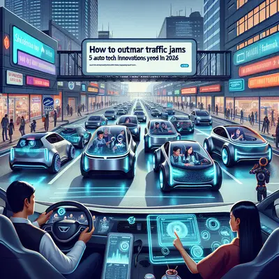 How to Outsmart Traffic Jams: 5 Auto Tech Innovations You Need in 2026